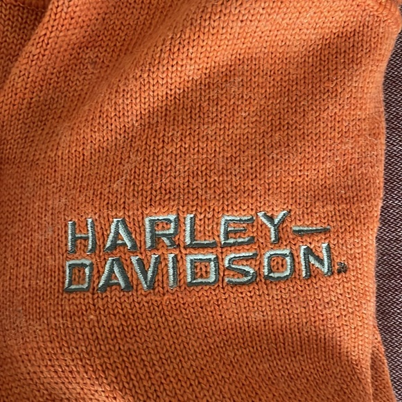 Embroidered Harley Davidson Sweater - Picture 6 of 7